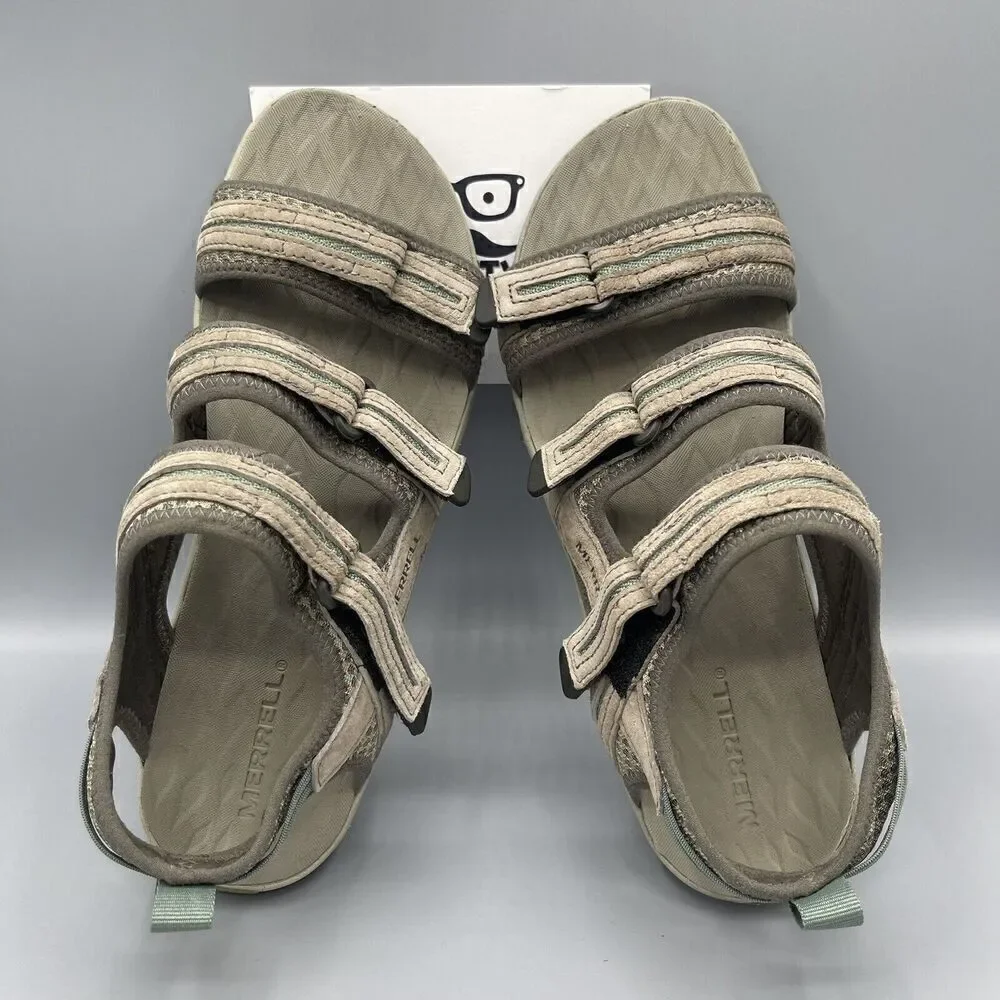 Merrell Womens Siren 2 Strap Taupe Comfortable Adjustable Sandals Sport Outdoor